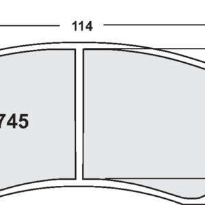 PFC - PASTIGLIE FRENI - 7745 RACE PAD SET - 11 CMPD 16 MM