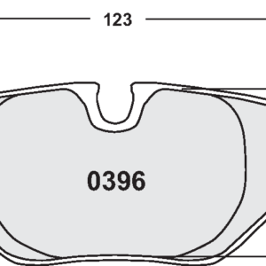 PFC - PASTIGLIE FRENI - 396 Z-RATED BRAKE PAD SET