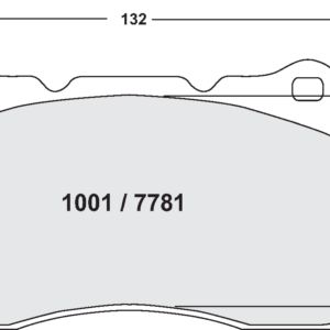 PFC - PASTIGLIE FRENI - 1001 Z-RATED BRAKE PAD SET